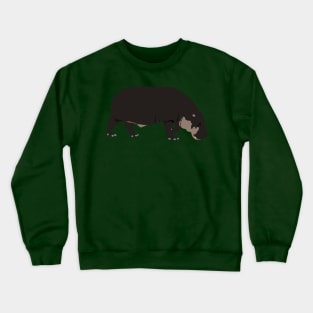 Pygmy Hippopotamus Crewneck Sweatshirt